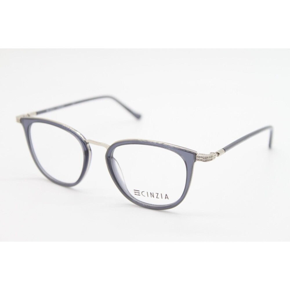 NEW CINZIA EUROPA CIN-5117 C2 GREY SILVER AUTHENTIC EYEGLASSES 48-18